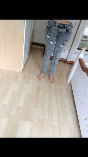 Graue Cheap Monday Jeans W28 L32 Hipster Blogger