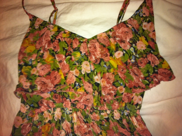 buntes Blümchenkleid