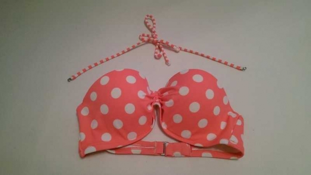 Victoria's Secret Bikini Pink/Weiss Gr.M 75B