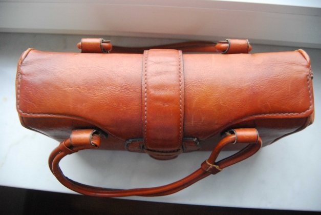 Leder Hantasche Kofferchen  Trendi