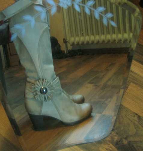 Stiefel Leder Tamaris Gr. 37 