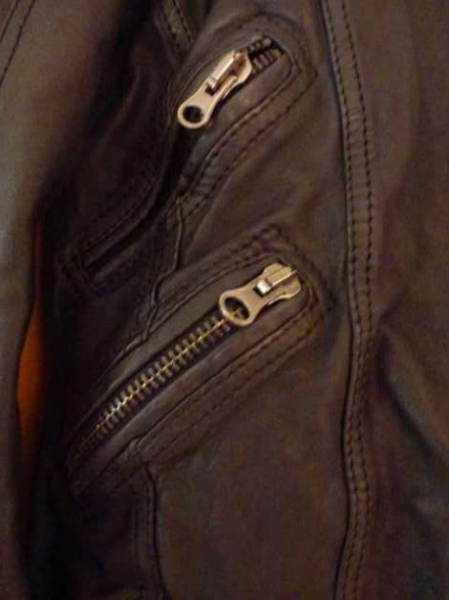 NEU Echte schwarze Lammlederjacke von Zara NEU