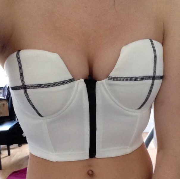 Neues Blogger Crop Top Asos 36 S