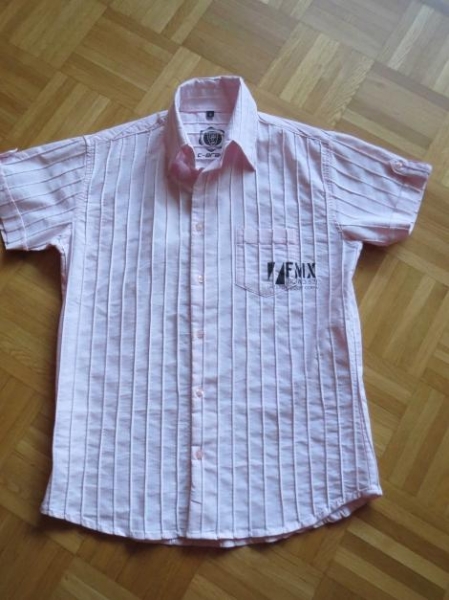 Hemd(sportlich),Kurzarm,hellrosa,38/S