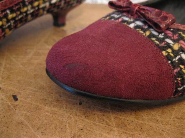 Pumps Gr.39 / 40 mit kleiner Schleife Pfennigabsatz 