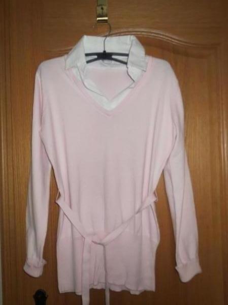 Pullover, zartrosa, dünn