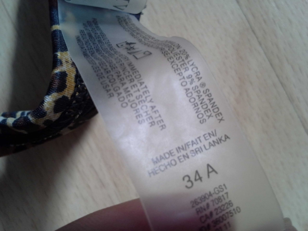 Victoria`s Secret Super Push Up Bikini / Maximizer 2Cups mehr Neuwertig Leo & Totenköpfe S36 75B 80A