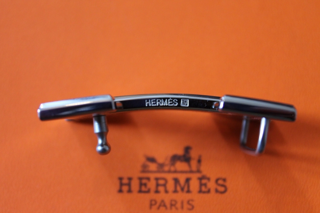 Hermes Gürtel, *wie NEU*, original, 32mm, Gr. 100, 115cm, Schwarz Braun Togo Leder, Palladium Silber Schnalle gebürstet
