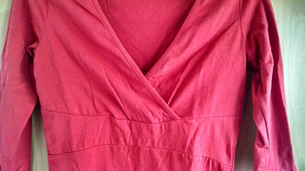Rotes Tunikashirt Gr. 34/36