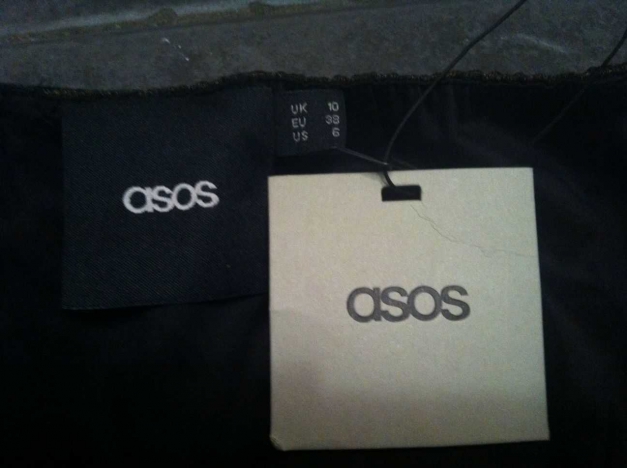 Goldenes schimmerndes Silvesterkleid Partykleid Asos