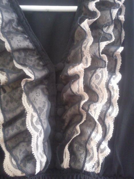 Romantische Bluse mit Rüschen