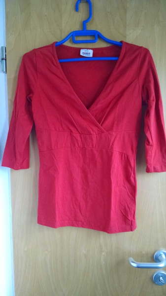 Rotes Tunikashirt Gr. 34/36