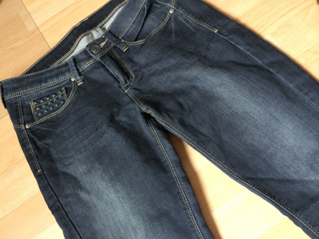 Jeans schwarz grau