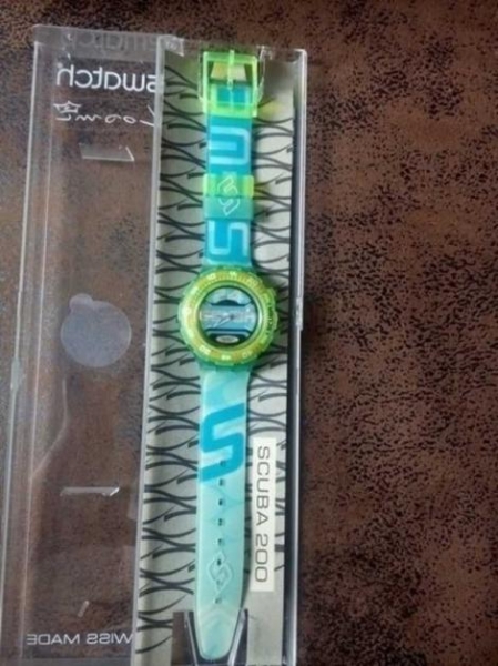 NEU! Swatch Scuba 200 Loomi Aquazone - Taucheruhr / Sammlerstück!