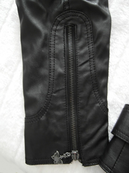 Jacke aus Kunstleder mit Schmetterlingen ~ Gothic ~ Frühling ~ Rockig ~ Festivals