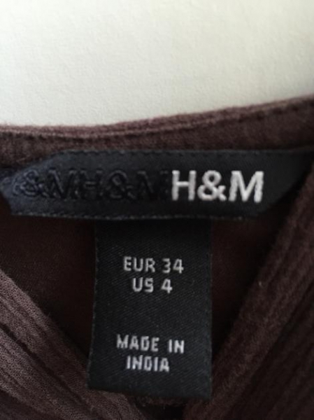 Braunes leichtes Sommerkleid