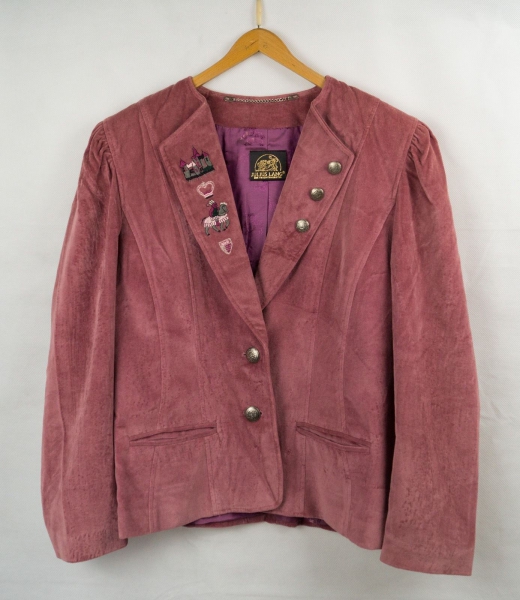 Trachten- Janker/ Blazer, Julius Lang der Trachtenmeister, Größe 42, Altrosa