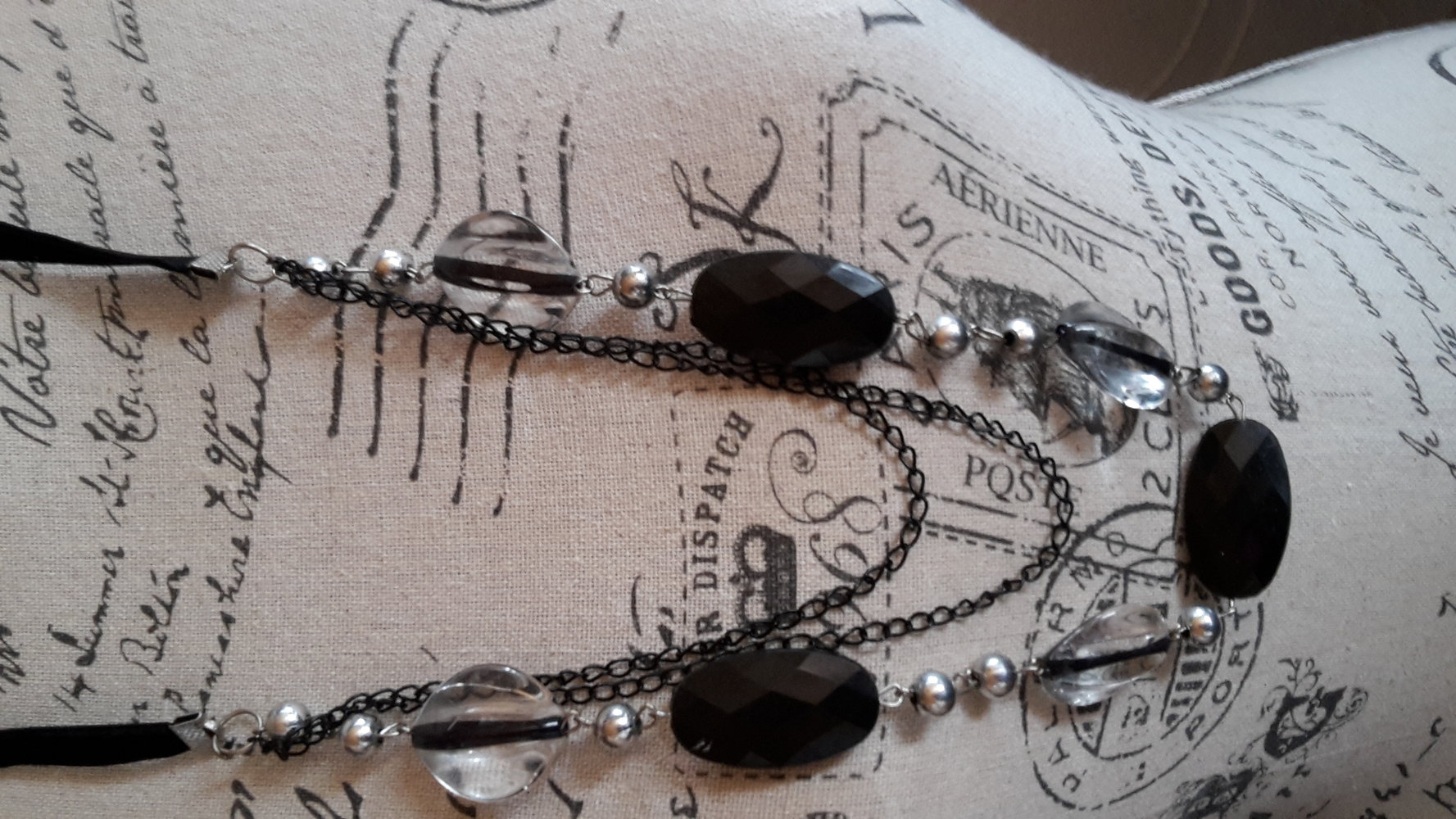 Kette Samt schwarz chic Halskette street one