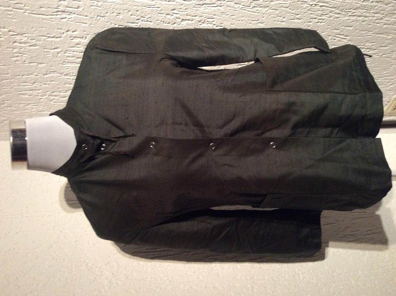 Hache 100% Seide Blazer Bluse Größe 36 