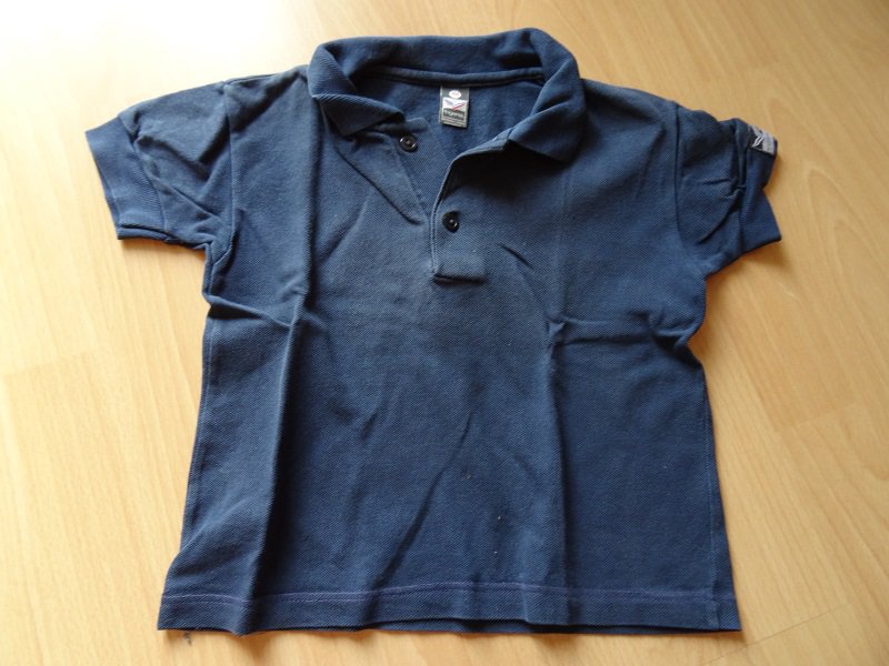 Poloshirt von Trigema blau Gr. 104