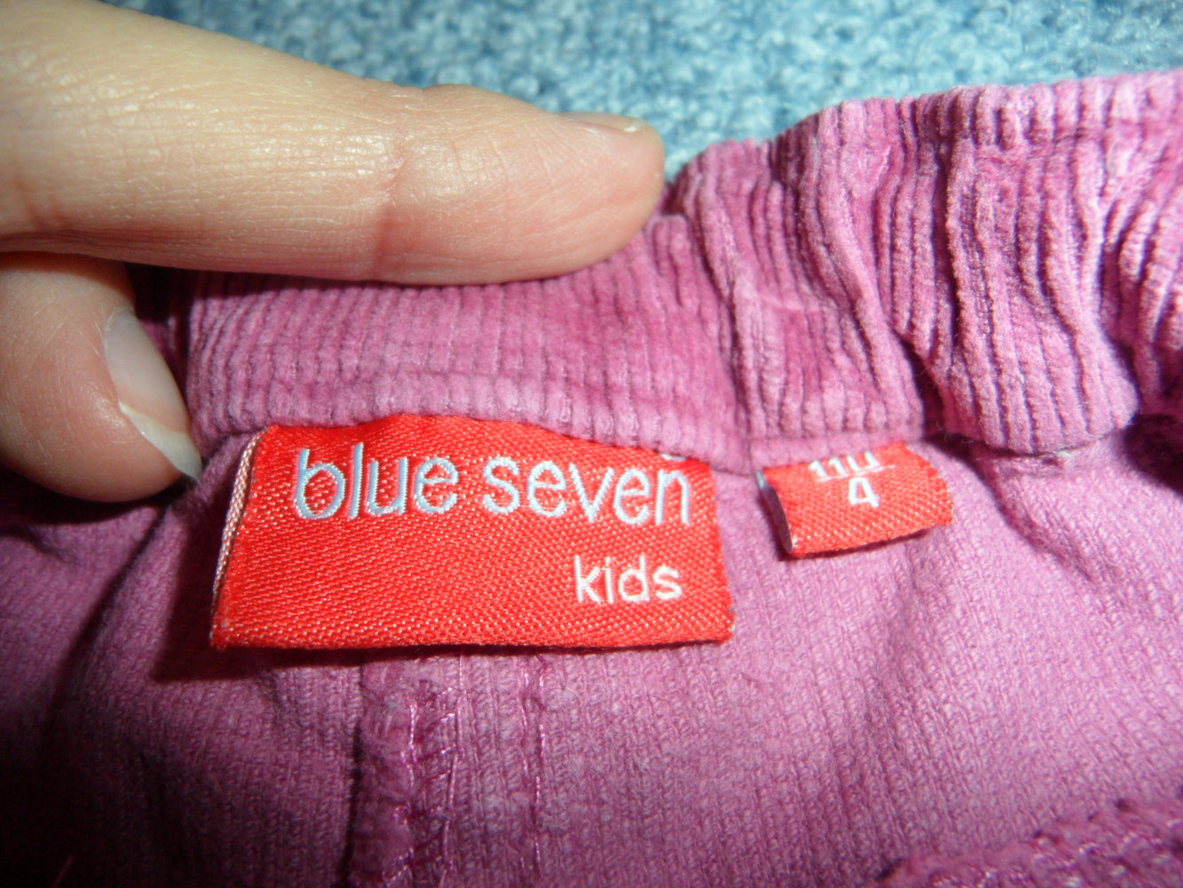 tolle Hose Cordsamt blue seven