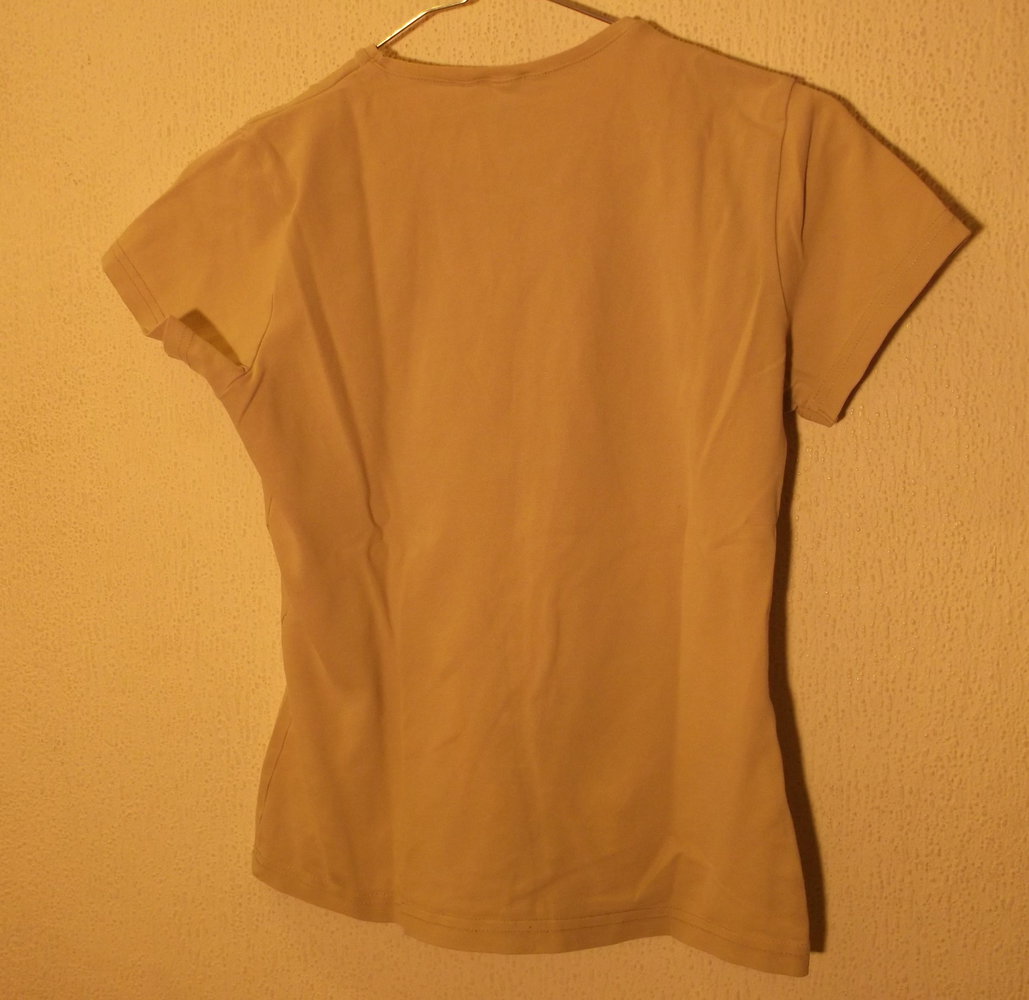beiges basic T-shirt H&M größe S