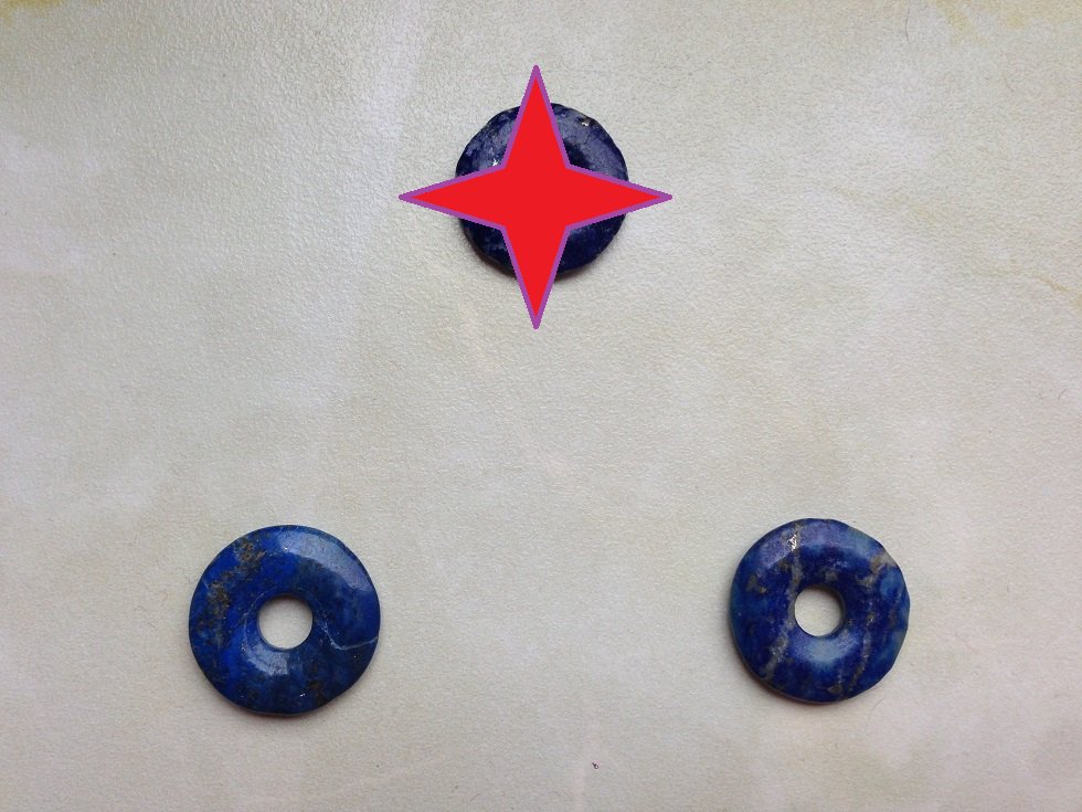 Indianerschmuck! Ethno Style Lapislatsuli Donut weltweites Unikat!