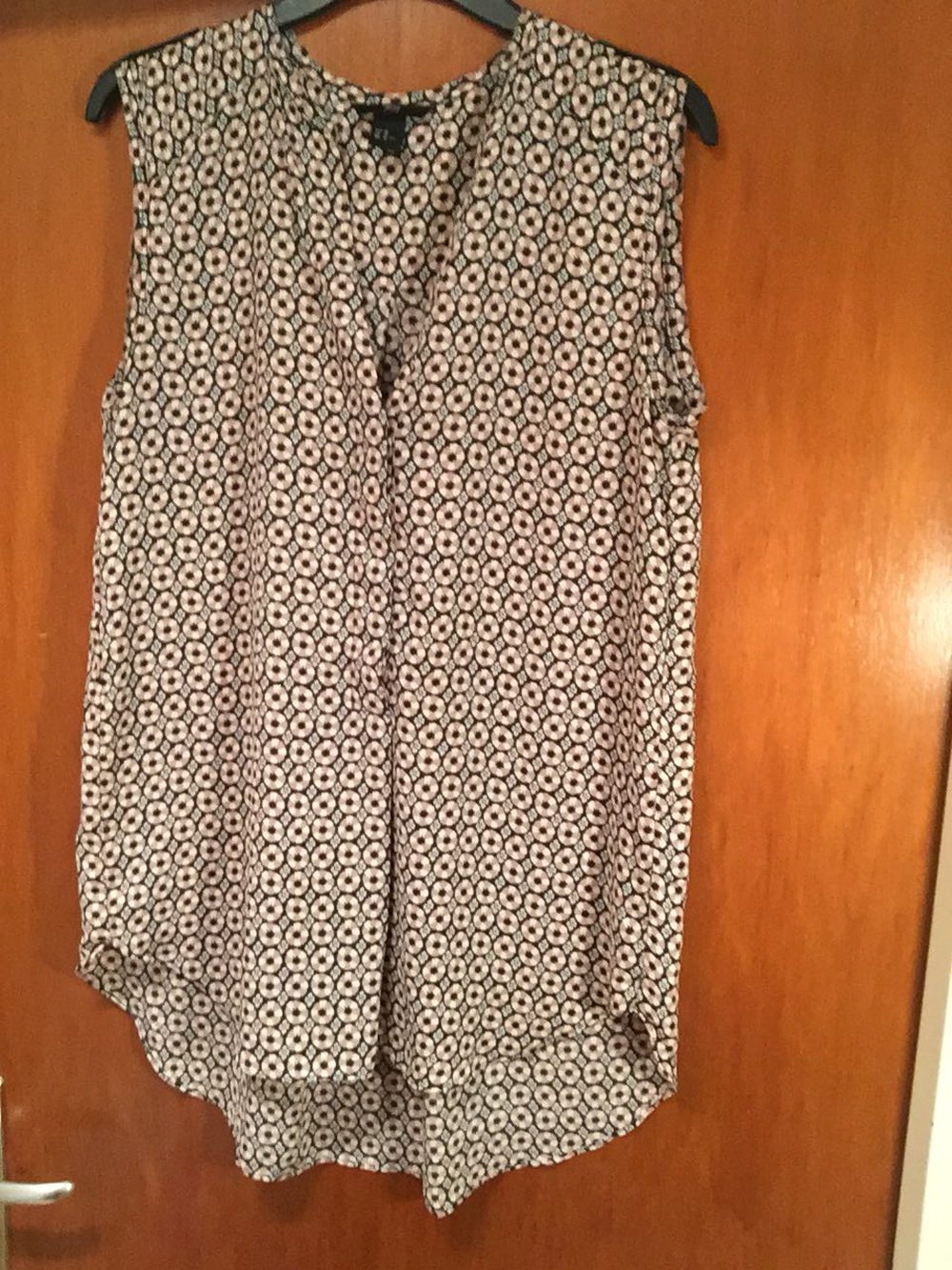 Chiffonpolyester Bluse Apricotfarben