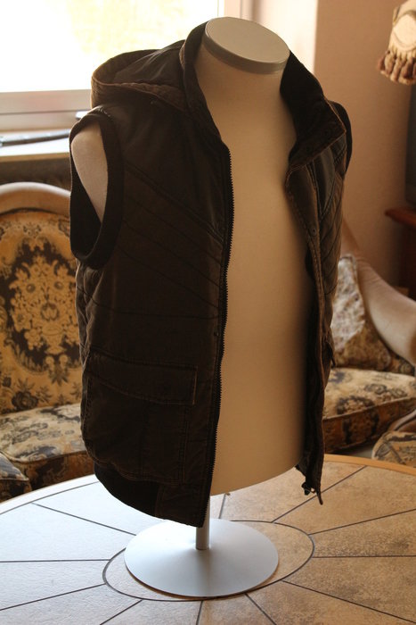 Weste Jacke Angelo Listrico braun Größe S