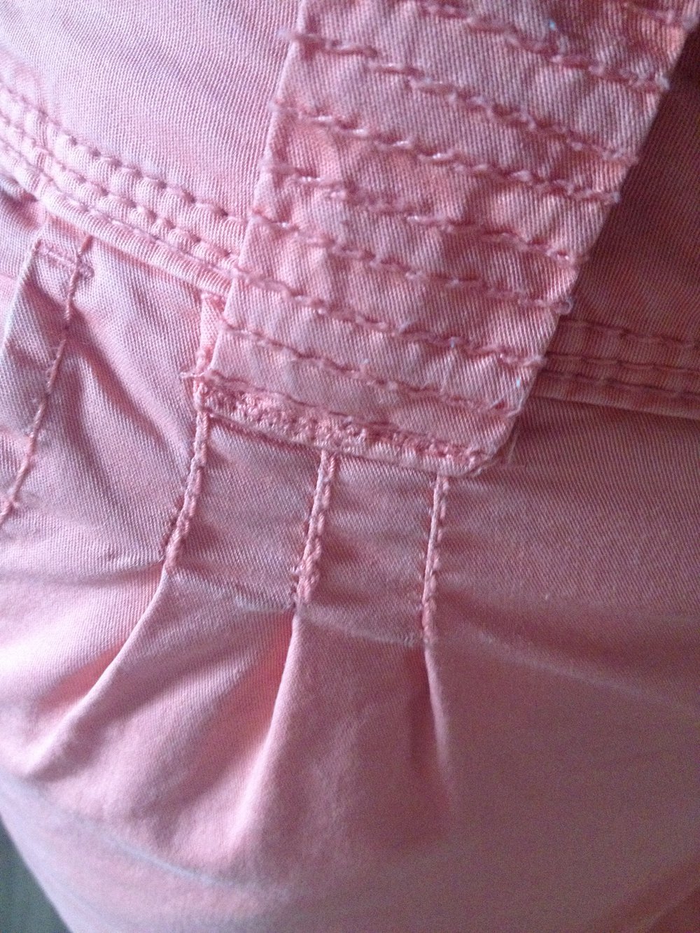 lachsfarbene Chino Hose