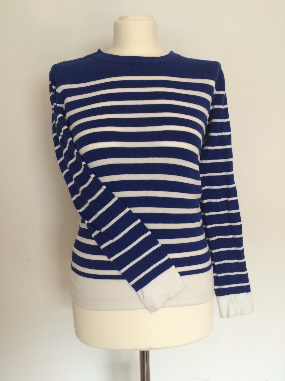 blau weiß gestreifter Pulli Primark