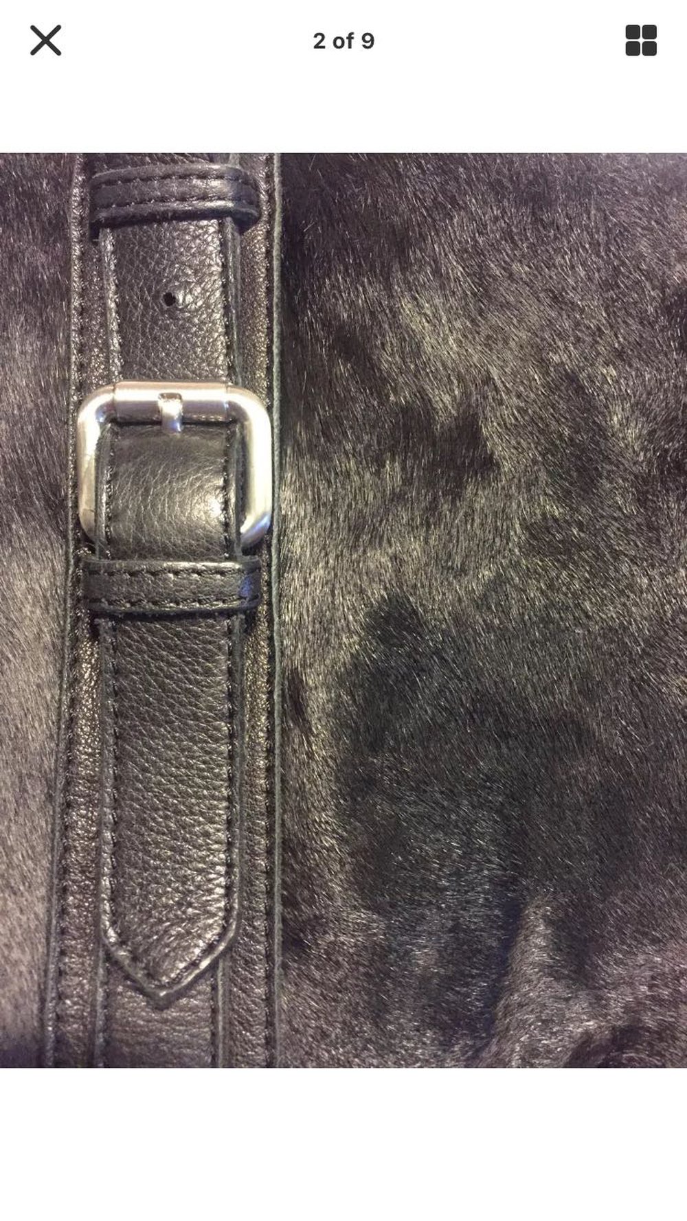 Liebeskind tasche schwarz leder fell