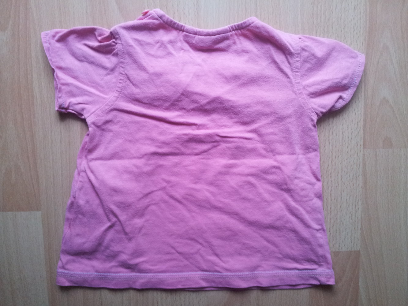  Shirt rosa pink Blumen Stickerei Gr. 86