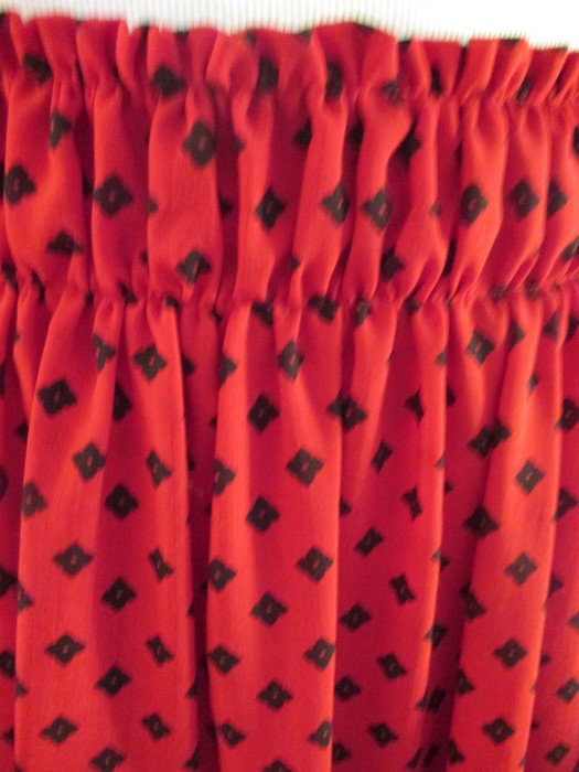 NEU * Elegant * Original VINTAGE * Rauten wie Punkte * Dots * High Waist * Midi * Rock 