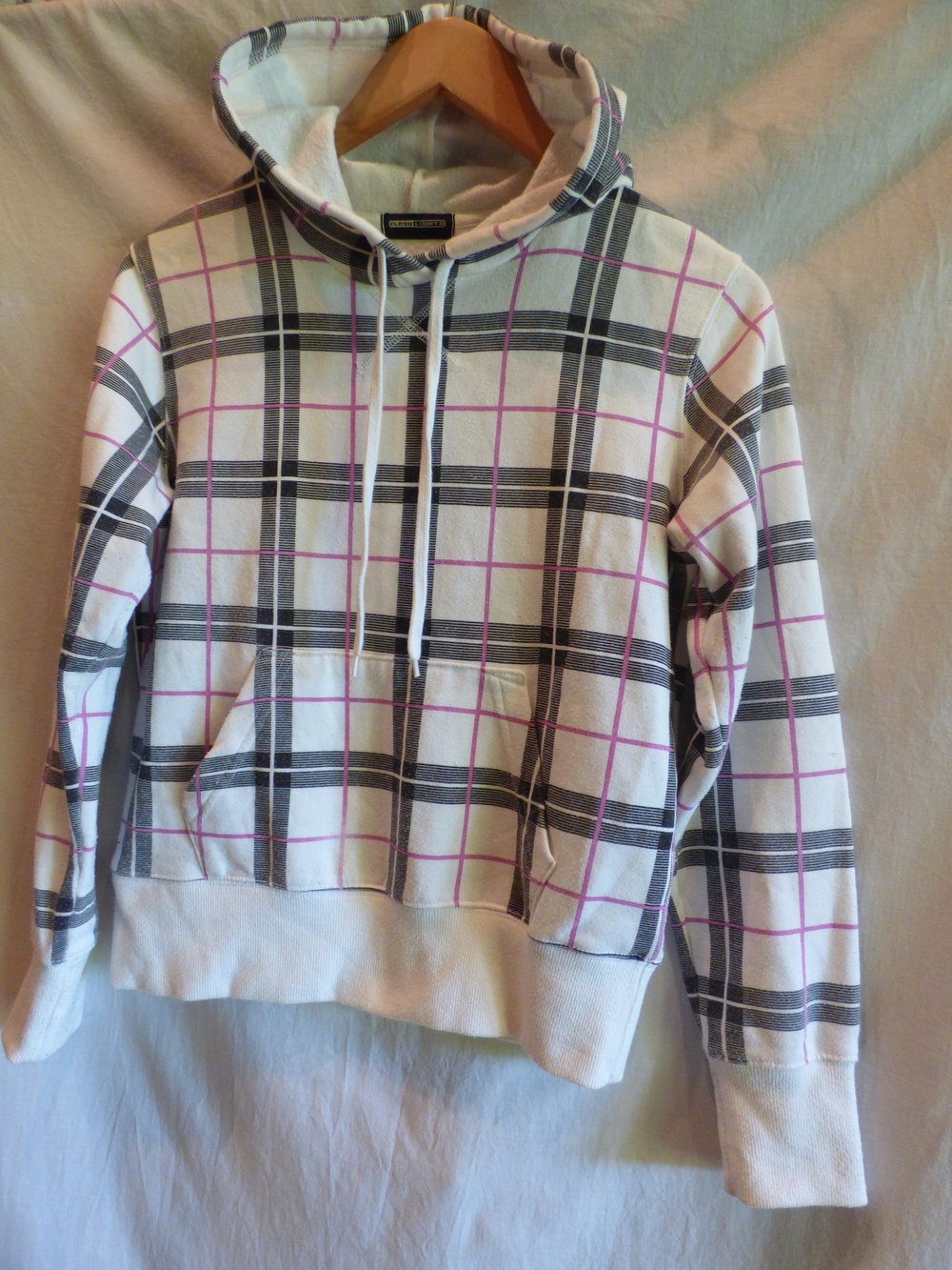 Kapuzenpullover mit Karomuster