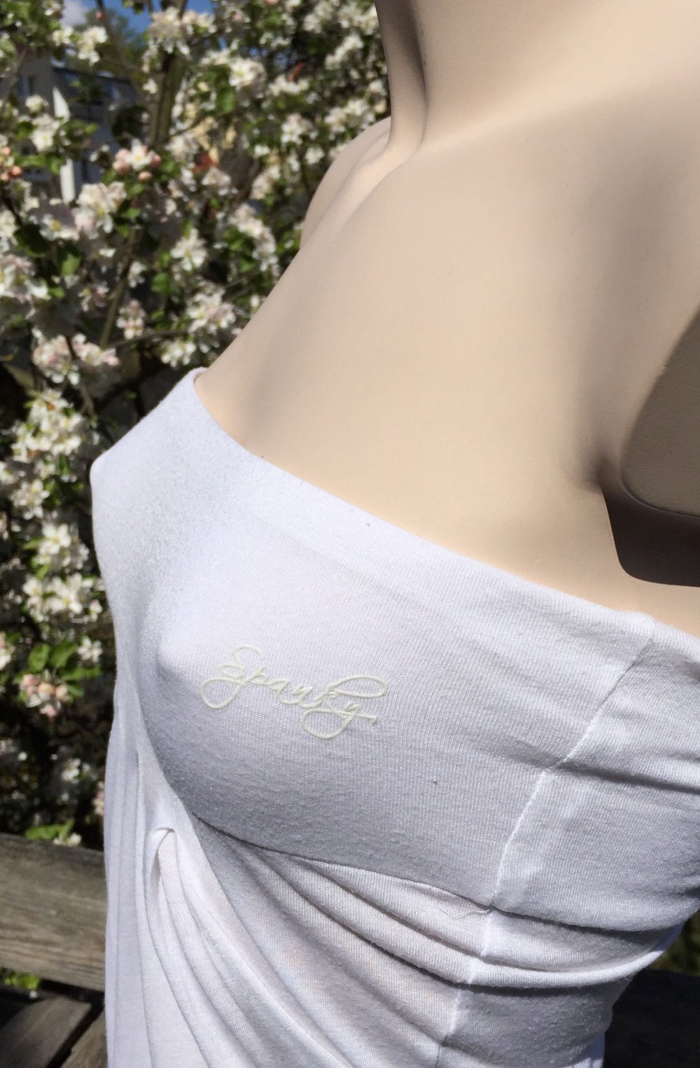 SPANKY Tubetop TOP weiß Gr. S