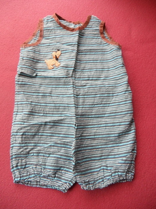 DIY zuckersüßer Sommer Strampler Latzhose kurz 62/68