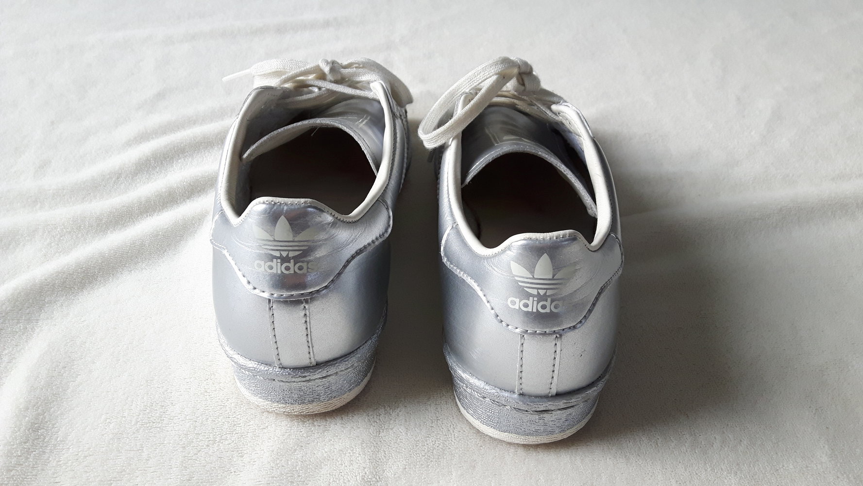 adidas superstar silber metall