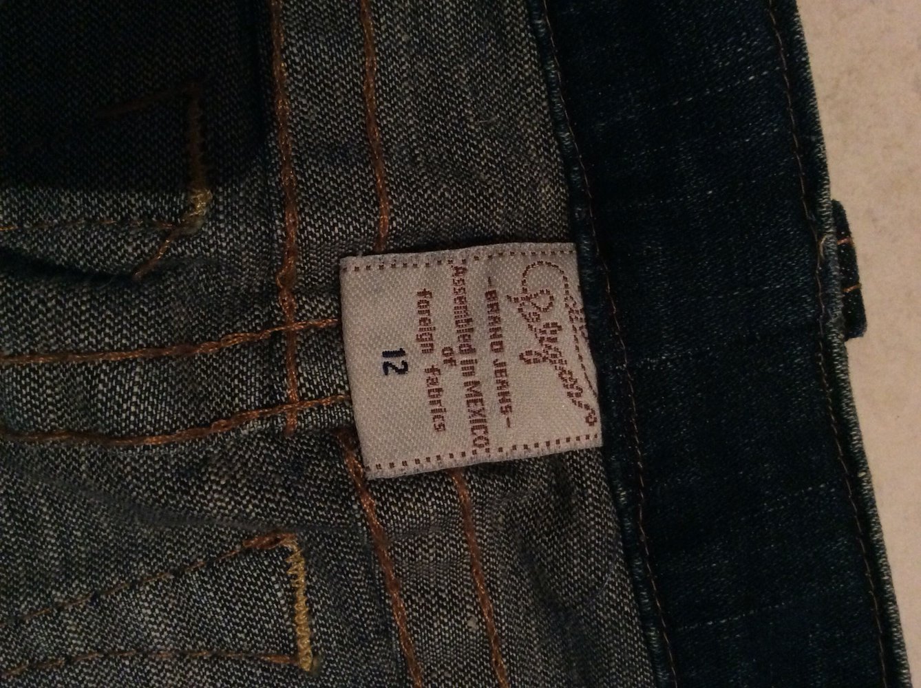 True Religion Brand Jeans Minirock Jeansrock Rock Jeans Größe 32/34 XXS / XS blau Damen Girls 