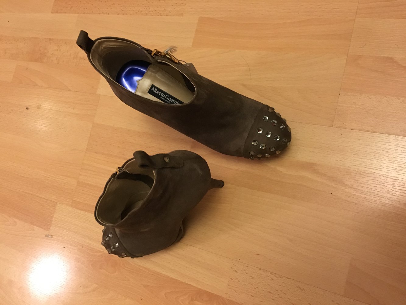 Neue Alberto Guardiani Wildleder Stiefeletten 