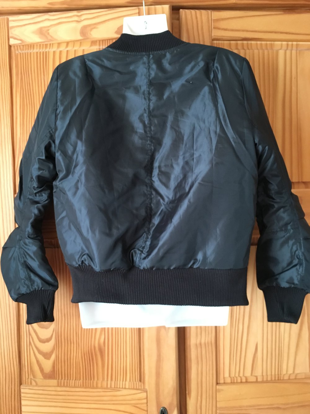 Neu Bomberjacke, Jacke, Blouson, schwarz, mit Etikett