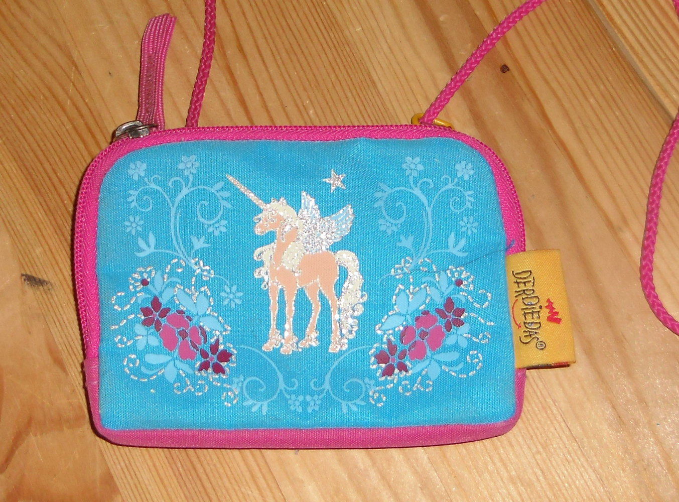 derDieDas-Einhorn -Umhänge-Geldbeutel