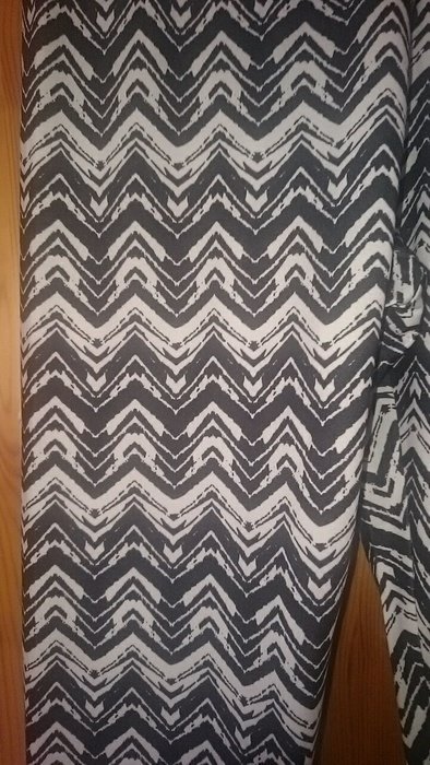 Leggins schwarz weiß Zebra