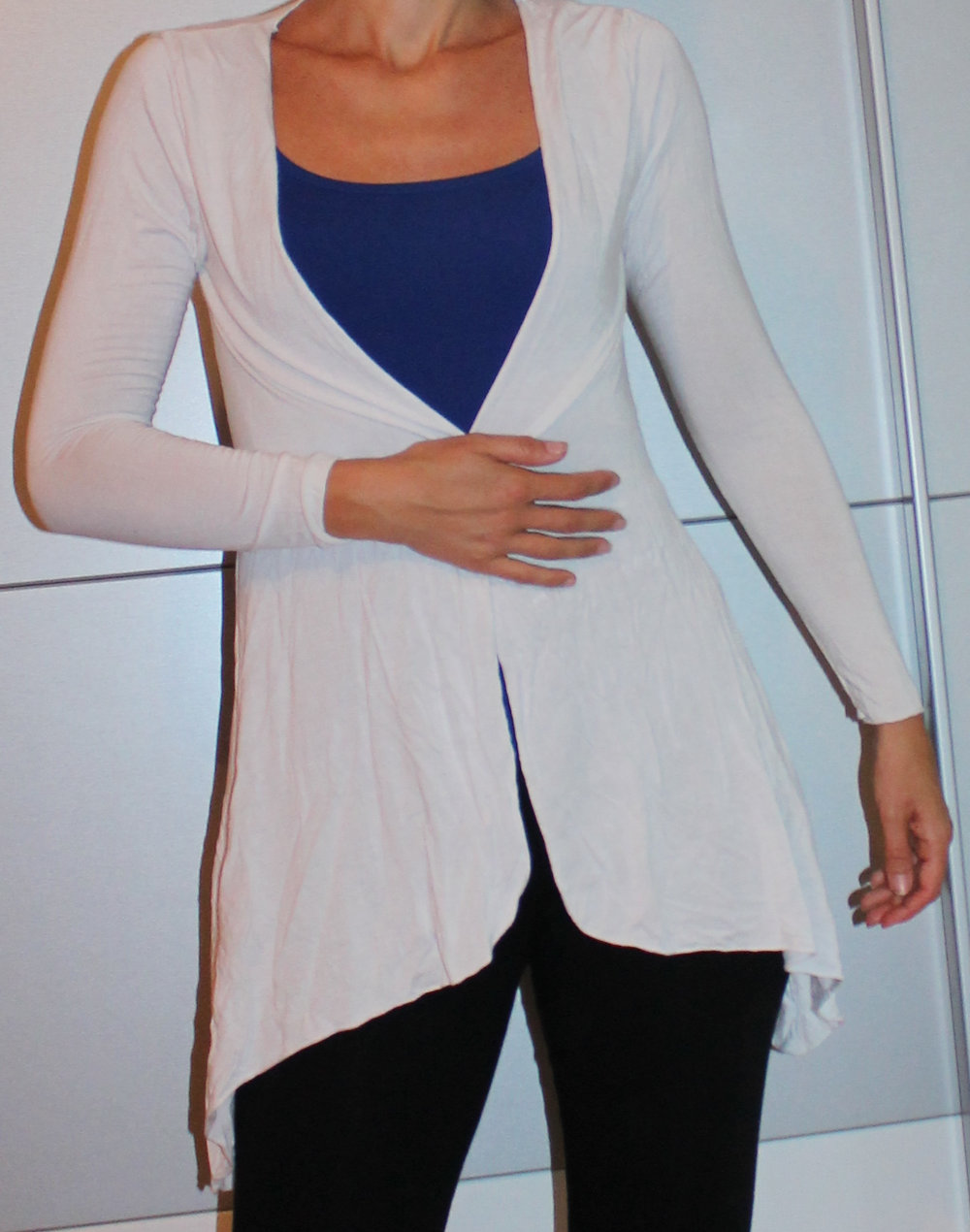 schöner, leichter cardigan in weiß