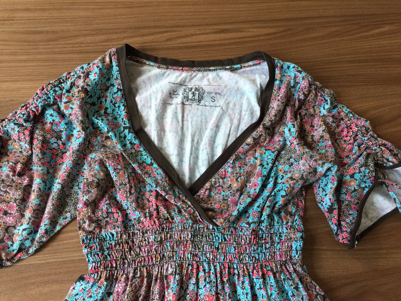 Geblümtes Tunikashirt / Babydoll Gr. S