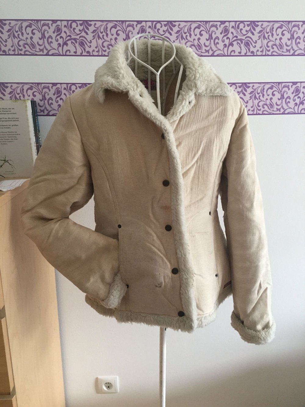 Helle Winterjacke