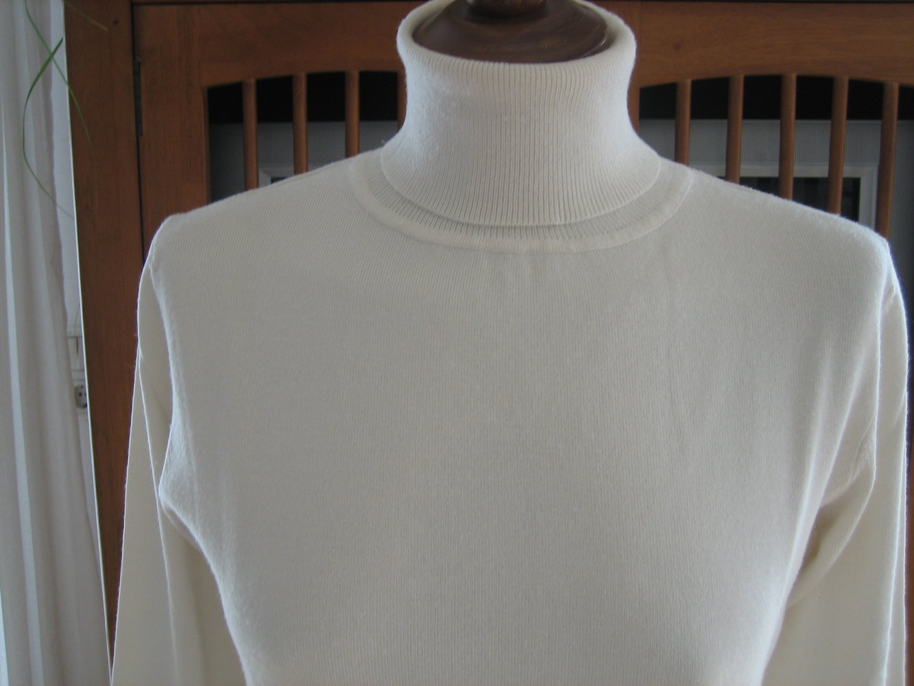 Kuschelweicher Strick-Pullover Gr. 42, kombistarkes, edles off-white - trageangenehm!