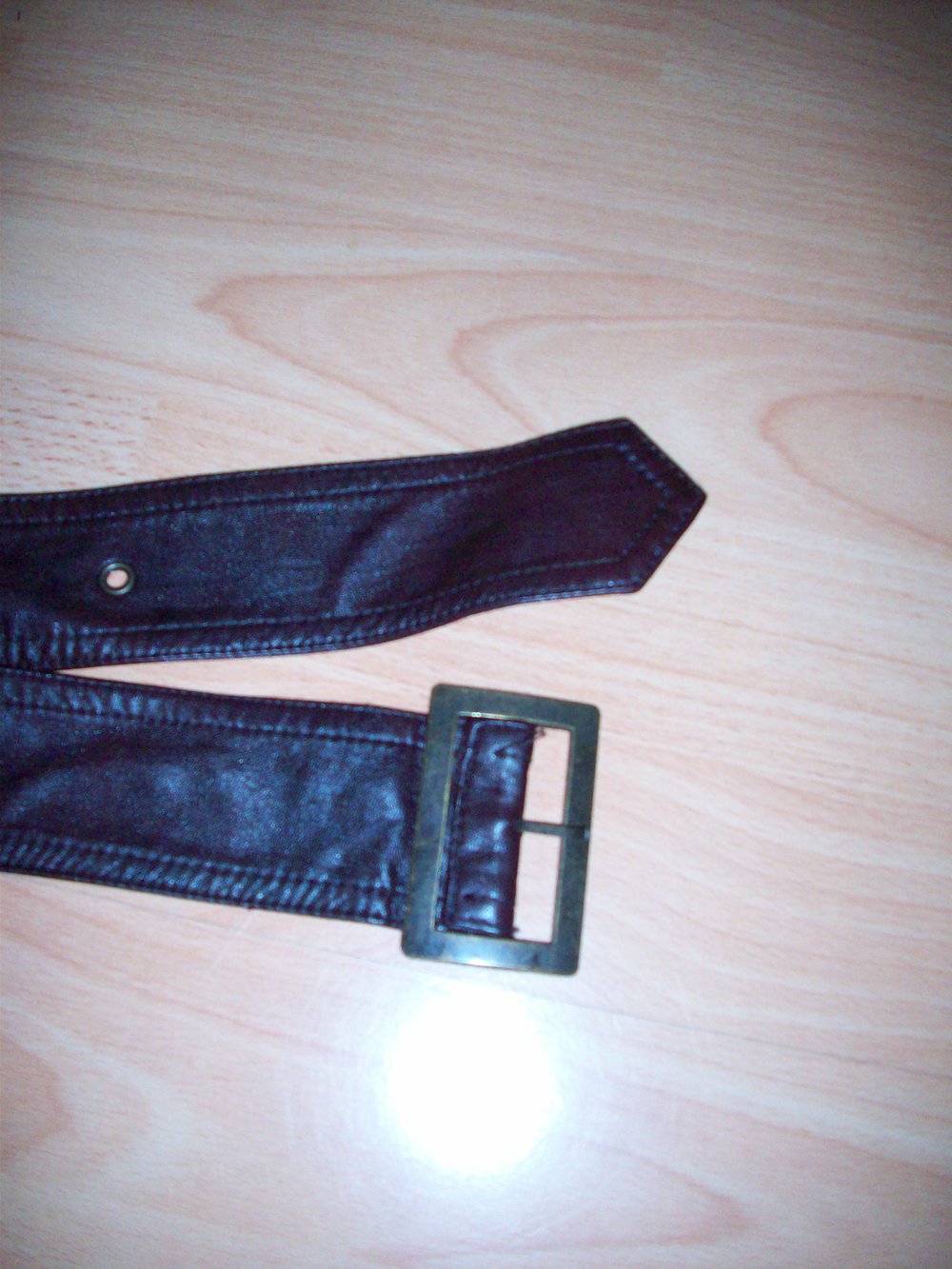 Taillengürtel, Leder Optik in braun & Metallschnalle, in gutem Zustand.