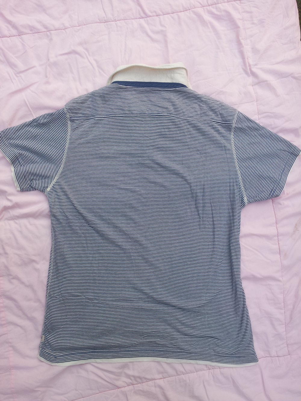 Shirt Esprit Gr. XL maritim weiß blau Streifen 