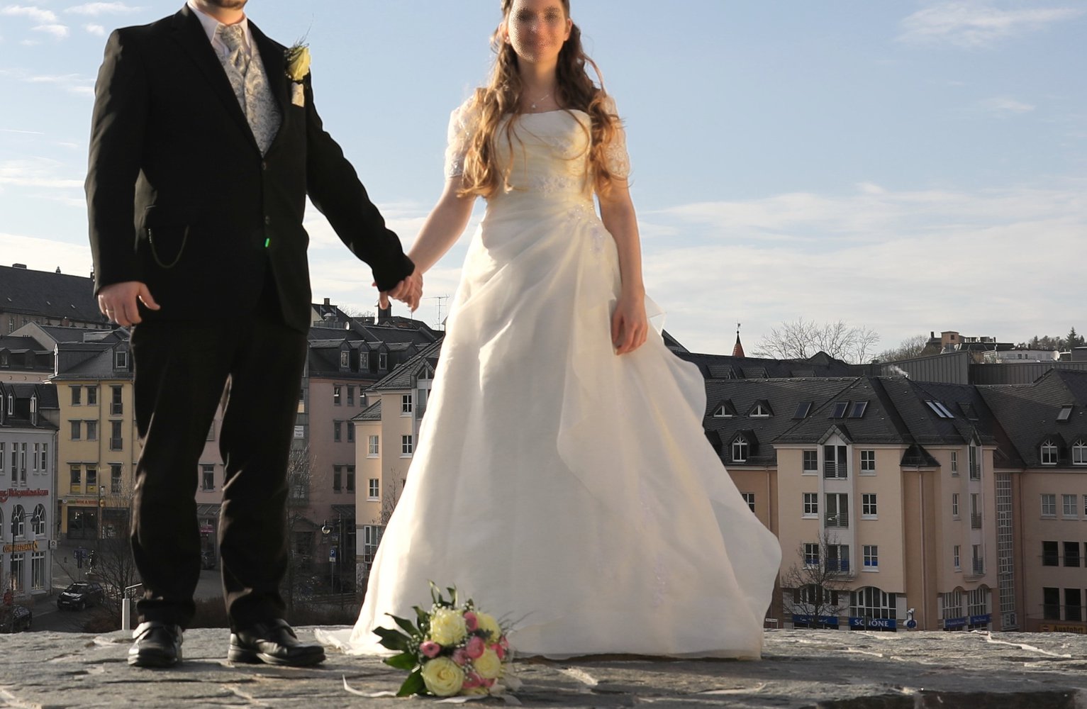 Brautkleid Hochzeitskleid gr. 40 für große Braut